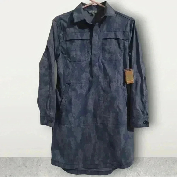 Title Nine Wren Utility Shirt Dress - Miku - Picture 3 of 8